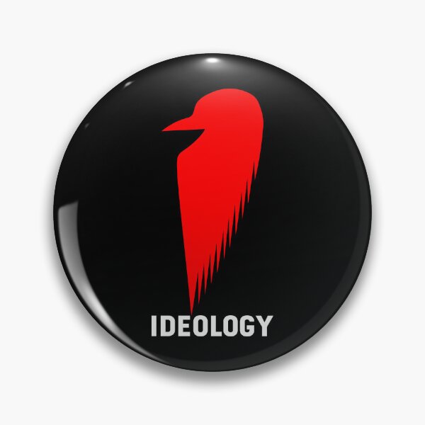 Item preview, Red Bird Silhouette with Ideology – Minimal Statement Design designed and sold by mozou.