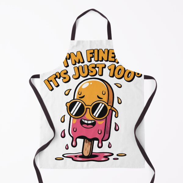 Item preview, Funny Summer Ice Cream – It’s Just 100° Melting Cartoon Design designed and sold by JA World - Art & Design.