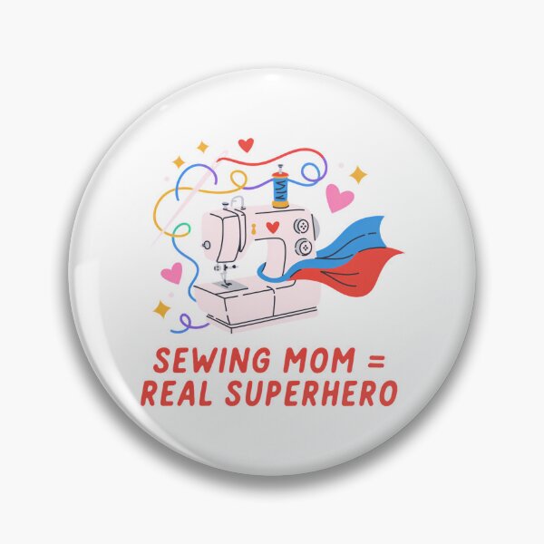 Item preview, Sewing Mom Real Superhero Mothers Day Sewing !!! designed and sold by AleksandraJac05.