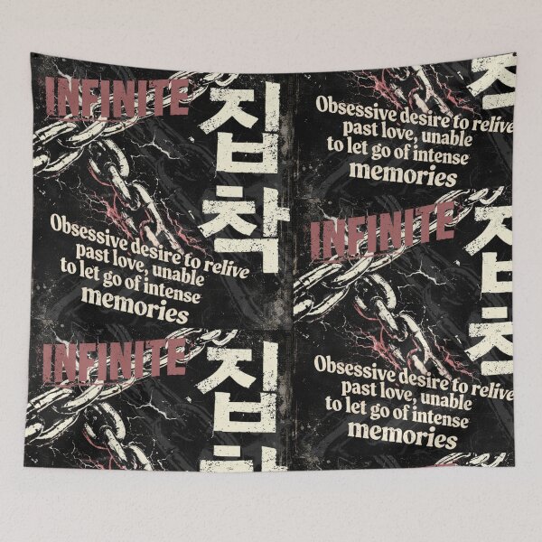 Item preview, Infinite Obsessive Desire Memories Kpop Grunge Aesthetic Fanart Design designed and sold by CaroKPOP.