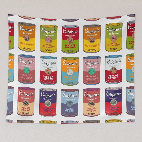 Item preview, Brazil Culture – Traditional Brazilian Foods in Retro Pop Art Style designed and sold by Groenendijk.