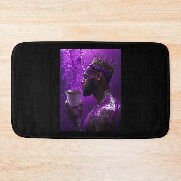 Item preview, Lebron Purple Drip Art Print designed and sold by WockWave.