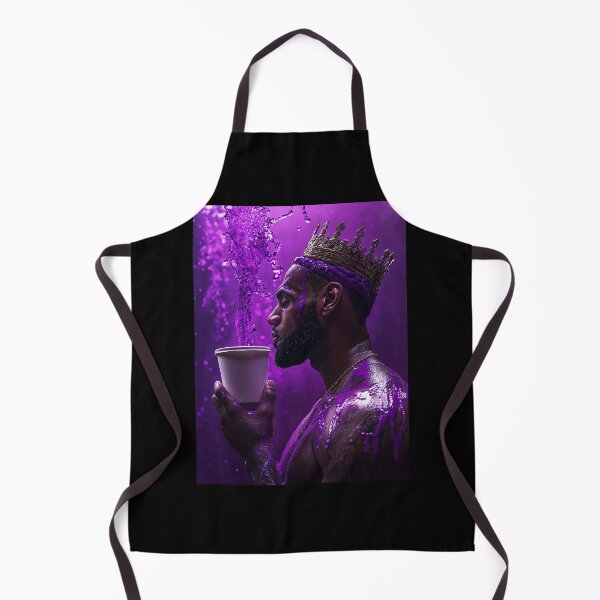 Item preview, Lebron Purple Drip Art Print designed and sold by WockWave.