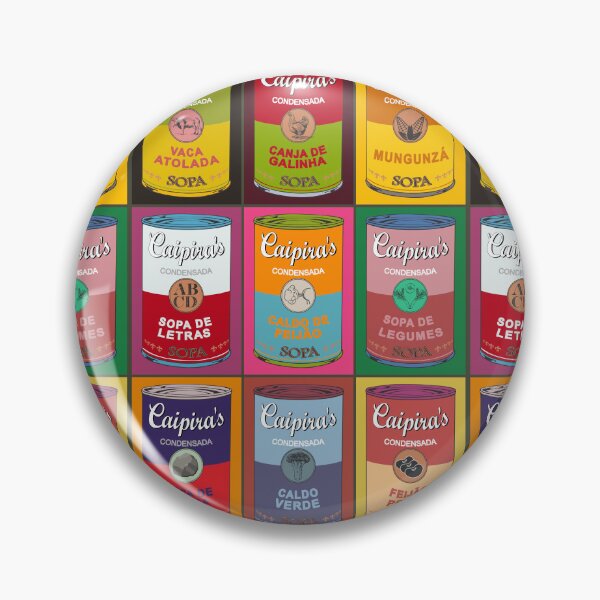Item preview, Brazilian Pop Art Soups – Traditional Food in Colorful Graphic Design designed and sold by Groenendijk.