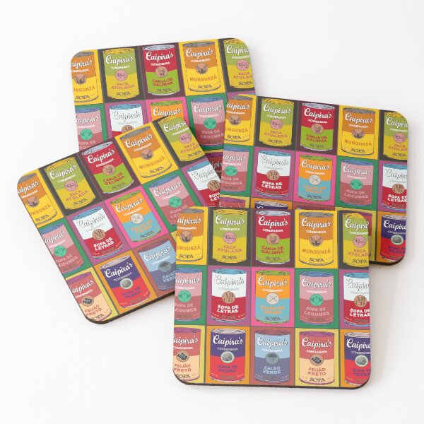 Item preview, Brazilian Pop Art Soups – Traditional Food in Colorful Graphic Design designed and sold by Groenendijk.