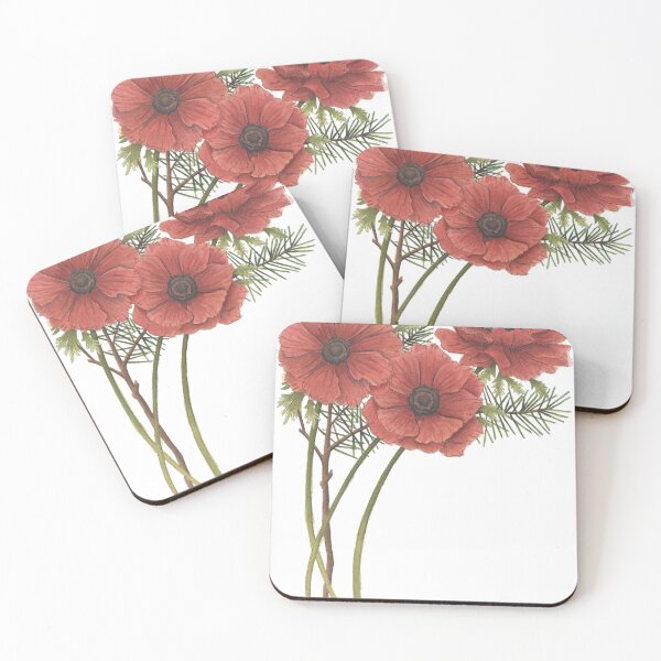 Item preview, Red Christmas Flowers designed and sold by NaughtyFlorals.