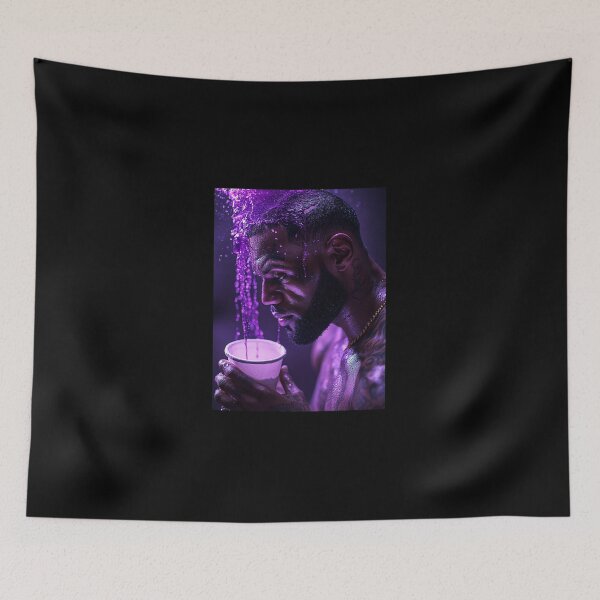 Item preview, Lebron Purple Splash Pop Art designed and sold by WockWave.