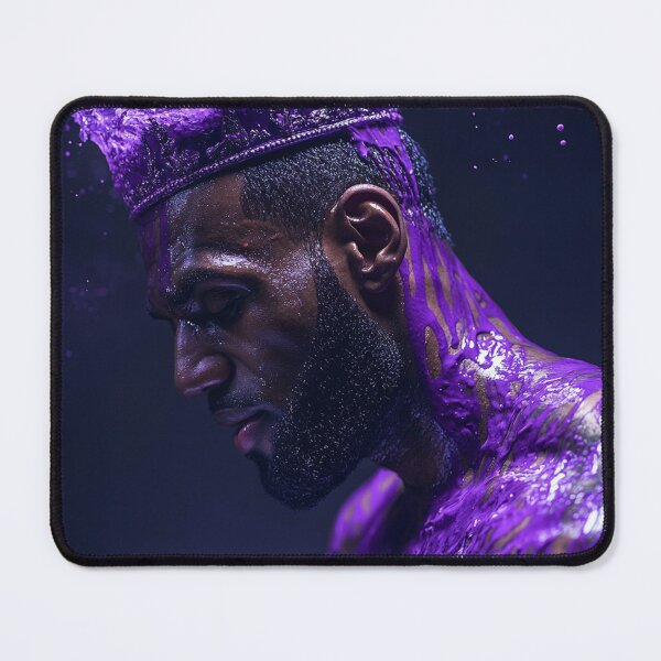 Item preview, Lebron Purple Drip Art Print designed and sold by WockWave.