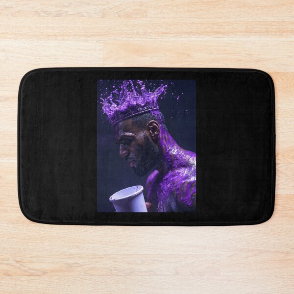 Item preview, Lebron Purple Drip Art Print designed and sold by WockWave.