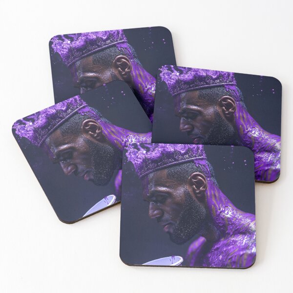 Item preview, Lebron Purple Drip Art Print designed and sold by WockWave.