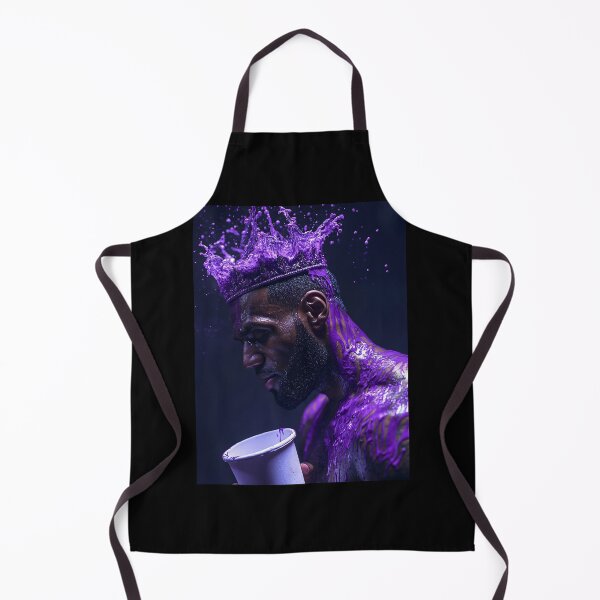 Item preview, Lebron Purple Drip Art Print designed and sold by WockWave.