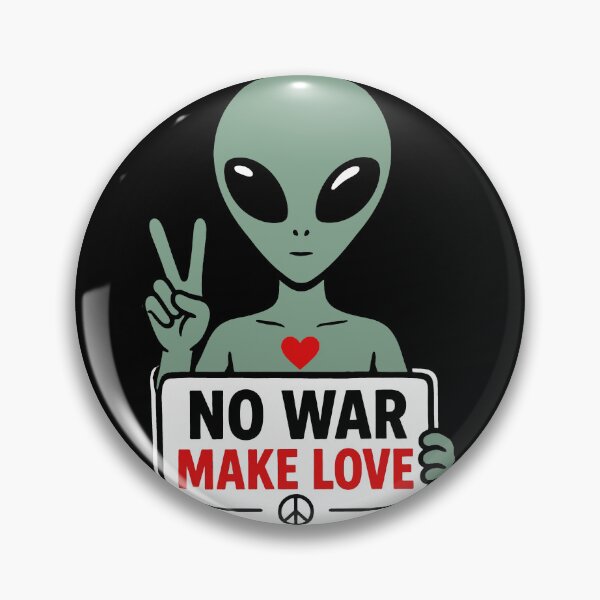 Item preview, Alien Peace Message Graphic Tee, Minimalist Space Design designed and sold by Joy-Points.