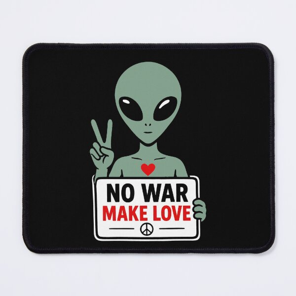 Item preview, Alien Peace Message Graphic Tee, Minimalist Space Design designed and sold by Joy-Points.