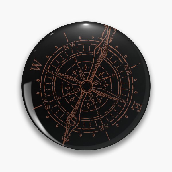 Item preview, Merona Grant Compass, on black designed and sold by Brina Williamson.