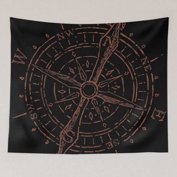 Item preview, Merona Grant Compass, on black designed and sold by Brina Williamson.
