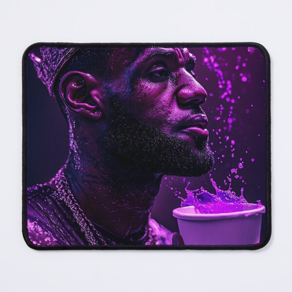 Item preview, Lebron Purple Drip Art Print designed and sold by WockWave.