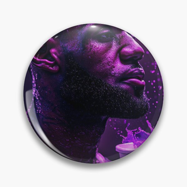 Item preview, Lebron Purple Drip Art Print designed and sold by WockWave.