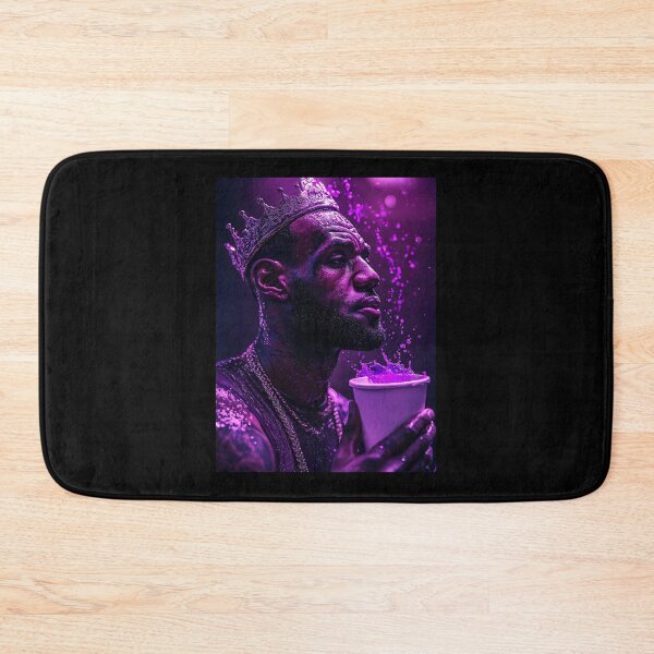 Item preview, Lebron Purple Drip Art Print designed and sold by WockWave.