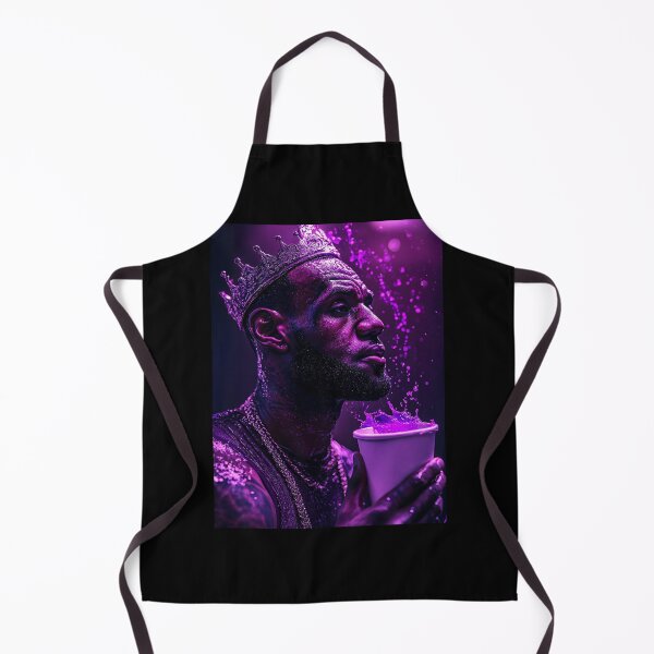 Item preview, Lebron Purple Drip Art Print designed and sold by WockWave.