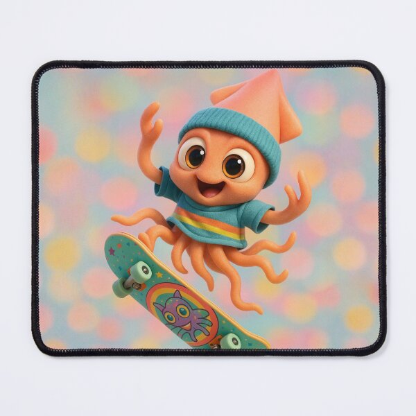 Item preview, Skater Squid designed and sold by Sillytoe.