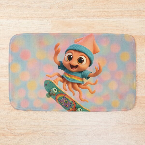 Item preview, Skater Squid designed and sold by Sillytoe.