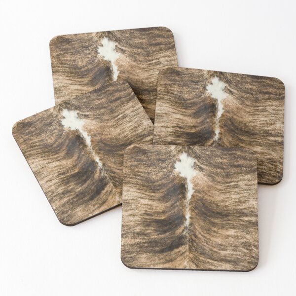 Item preview, Light Tan Spotted Brindle Cowhide designed and sold by LuxeHurricane.