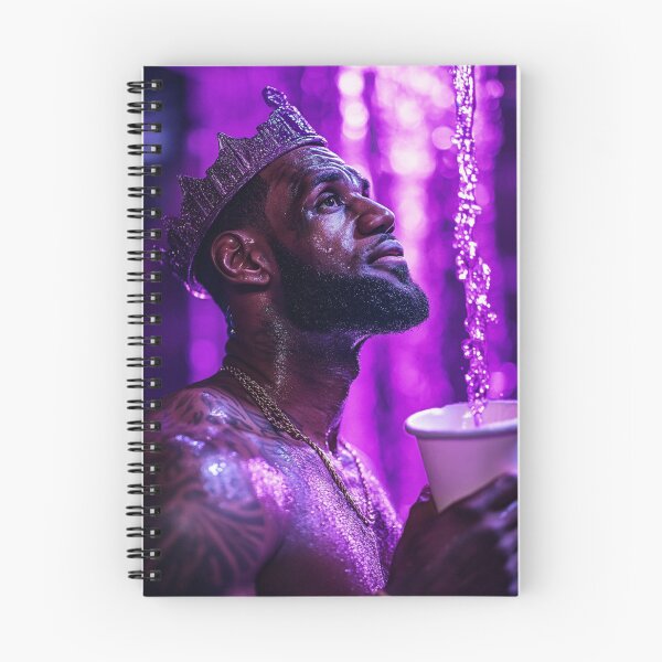 Item preview, Lebron Cinematic Purple Splash designed and sold by WockWave.