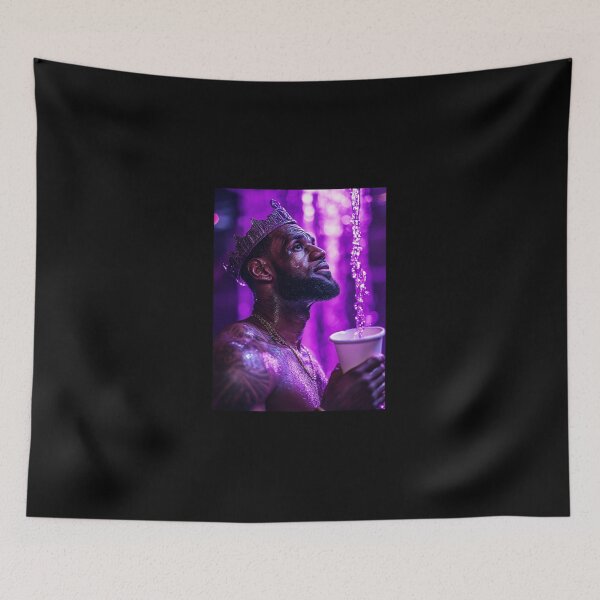 Item preview, Lebron Cinematic Purple Splash designed and sold by WockWave.