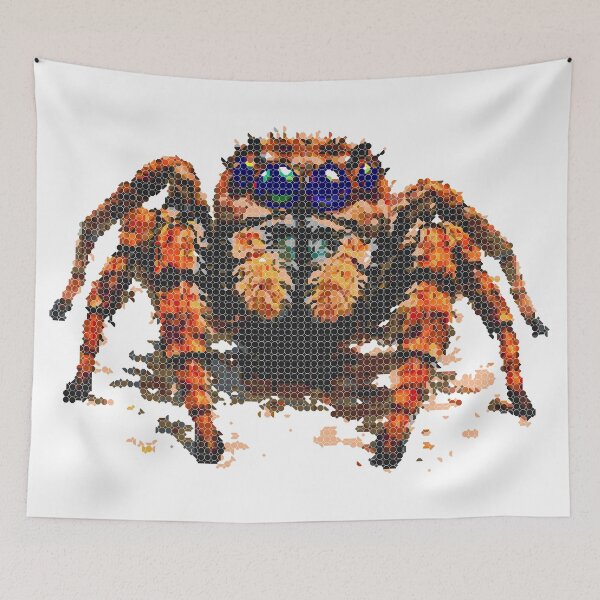 Item preview, Jumping Spider Pixels designed and sold by florback.