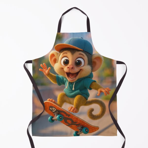 Item preview, Skater Squirrel Monkey designed and sold by Sillytoe.