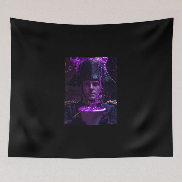 Item preview, Napoleon Purple Drip Art Print designed and sold by WockWave.