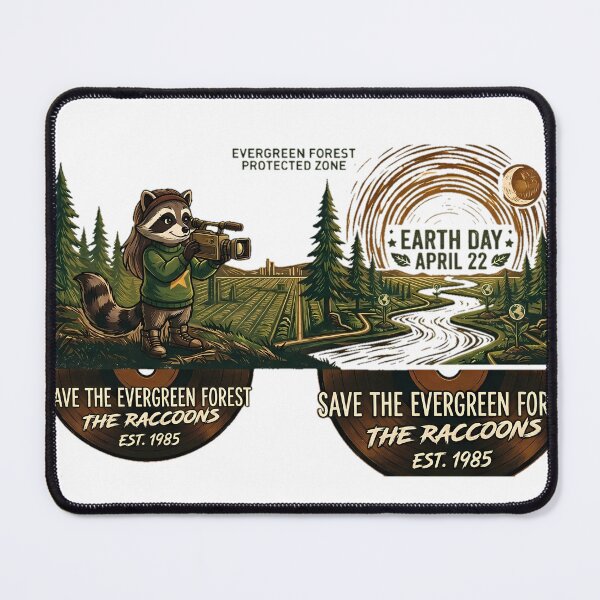 Item preview,  Save the Evergreen Forest! The Rancoos," designed to stand out this Earth Day designed and sold by Tayogart.