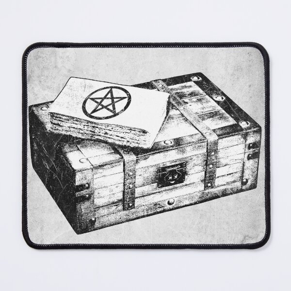 Item preview, Witches' Trunk & Spellbook Engraving Style Gothic Horror Art designed and sold by Ghoul Enterprises.