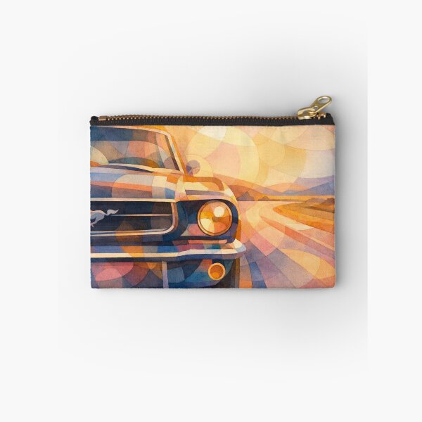 Item preview, "Mustang Dreams: Vintage Ford in Orphic Watercolor Style" designed and sold by  BoomPoster.
