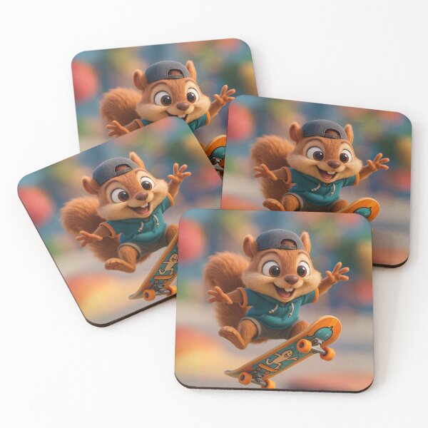 Item preview, Skater Squirrel designed and sold by Sillytoe.