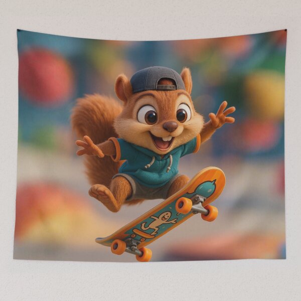 Item preview, Skater Squirrel designed and sold by Sillytoe.