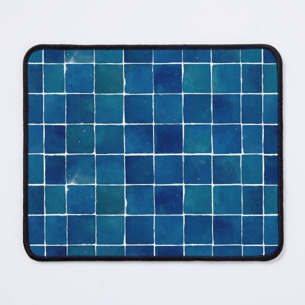 Item preview, Moody Blue Zellige Tile Moroccan Pattern. designed and sold by FSilk.