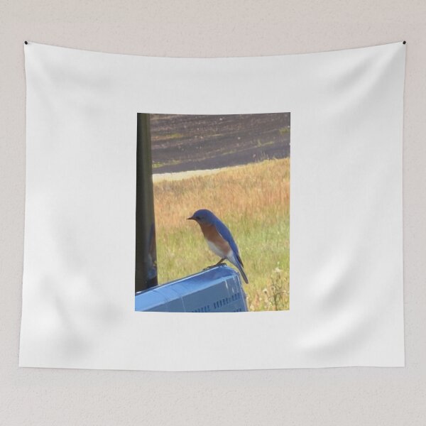 Item preview, Eastern Bluebird on a Rustic Perch. designed and sold by Pearls1.