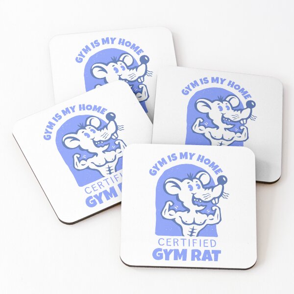 Item preview, Funny Gym Rat design for Fitness & Bodybuilding Fans. Motivational Workout Design. designed and sold by SIR13.