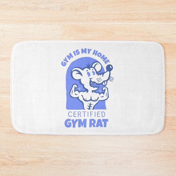 Item preview, Funny Gym Rat design for Fitness & Bodybuilding Fans. Motivational Workout Design. designed and sold by SIR13.