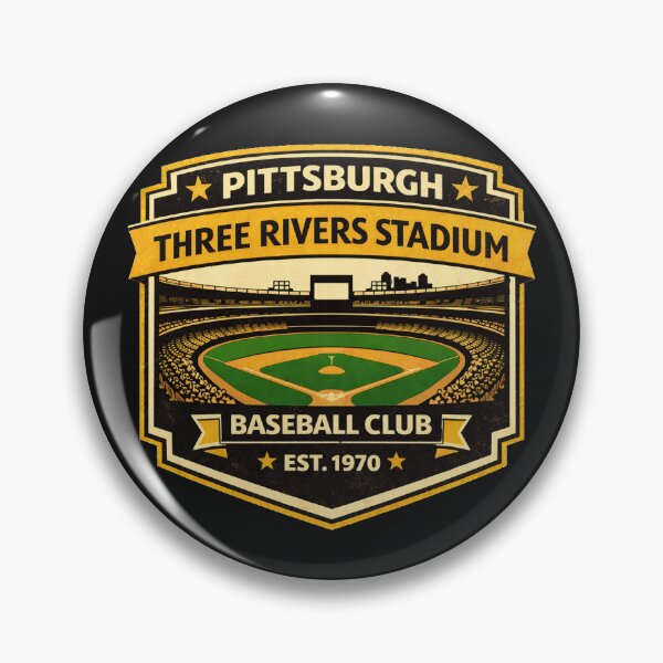 Item preview, Vintage Three Rivers Stadium Shirt, Pittsburgh Baseball Retro Tee, Classic Ballpark Interior Design designed and sold by GhostDawgs.