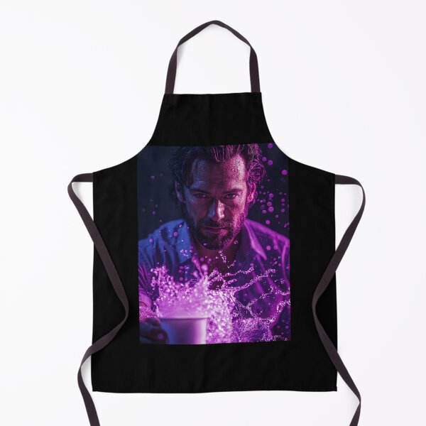 Item preview, Walter Goggins Boyd Purple Drip Art Print designed and sold by WockWave.