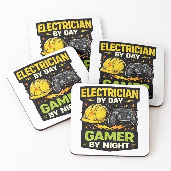 Item preview, Electrician By Day Gamer By Night Funny Gaming Shirt  designed and sold by Drip5.
