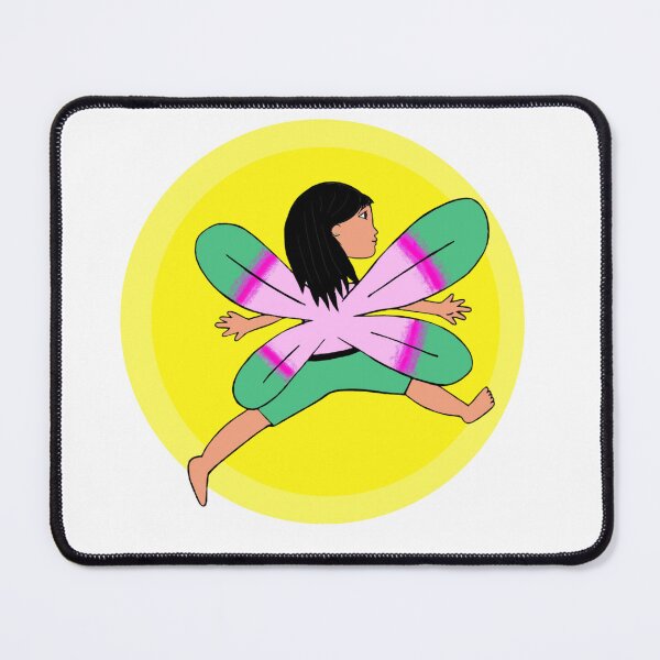 Item preview, Sunlit Fairy Leap – Whimsical Fantasy Illustration designed and sold by Aunty Riah Studios.
