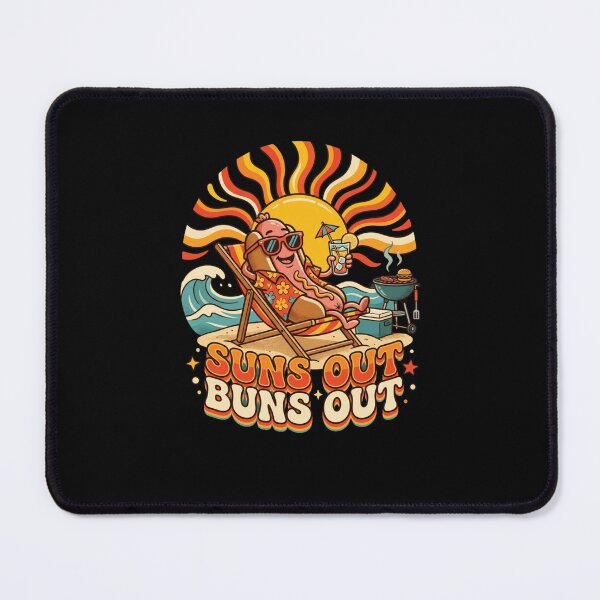 Item preview, Suns Out Buns Out Hot Dog Summer Beach Party designed and sold by snowry.