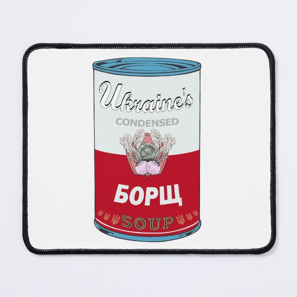 Item preview, Borscht Soup БОРЩ Pop Art – Ukrainian Food Lover Gift Retro Design designed and sold by Groenendijk.