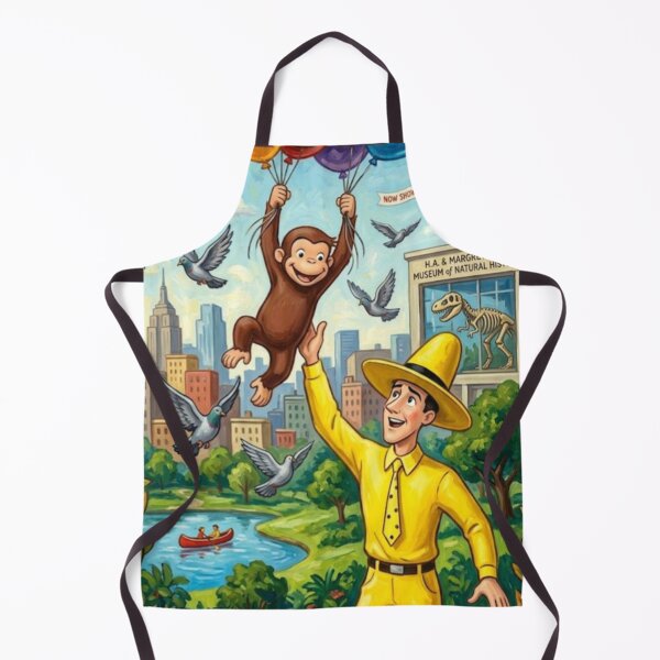 Item preview, Adventure in the Big City: Curious George Oil Art designed and sold by Art's Diner.