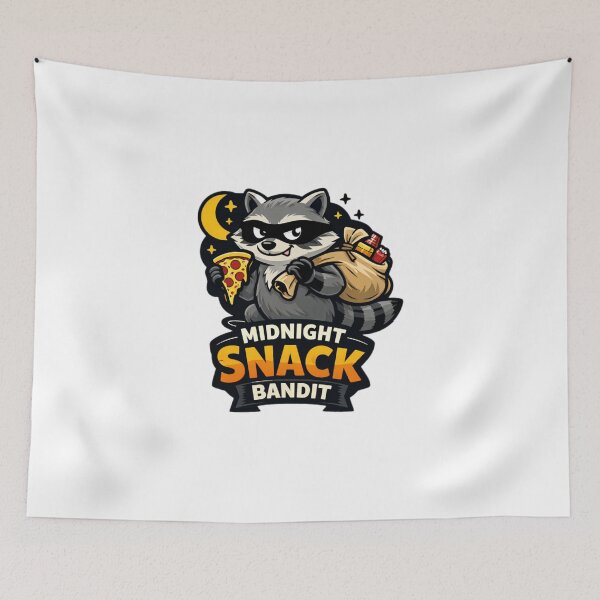 Item preview, Midnight Snack Bandit Raccoon – Funny Chaotic Meme designed and sold by Naturalite19.