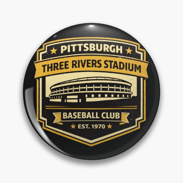 Item preview, Three Rivers Stadium Shirt, Pittsburgh Vintage Ballpark Exterior, Retro Baseball Stadium Tee designed and sold by GhostDawgs.