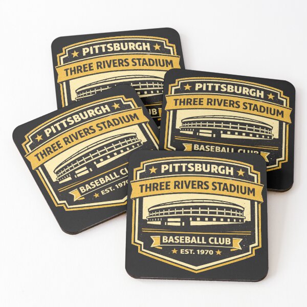Item preview, Three Rivers Stadium Shirt, Pittsburgh Vintage Ballpark Exterior, Retro Baseball Stadium Tee designed and sold by GhostDawgs.